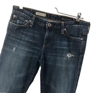 AG Angelina Jeans Women 28 Tag 31 x 30 Bootcut Distress Adriano Goldschmied